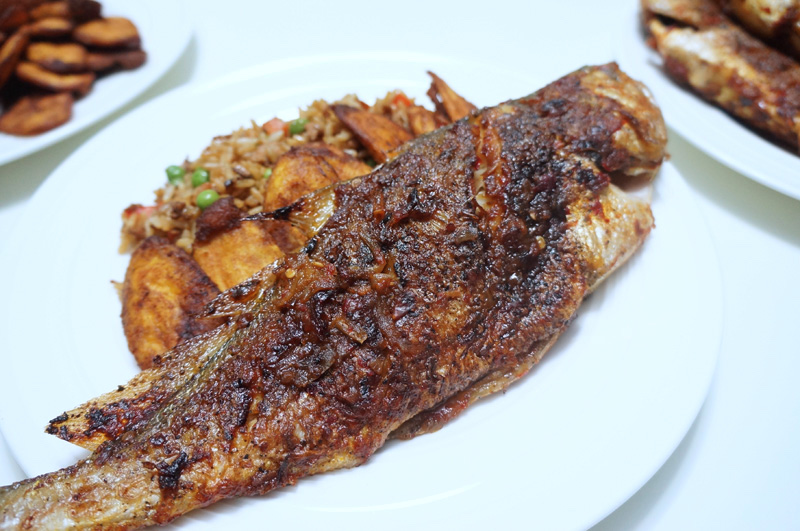 Grilled Croaker Fish