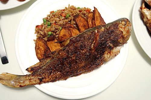 Grilled Croaker Fish