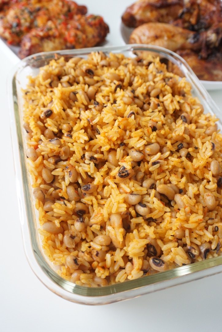 How to cook Nigerian Jollof Rice and Beans - Nigerianfoodiehub