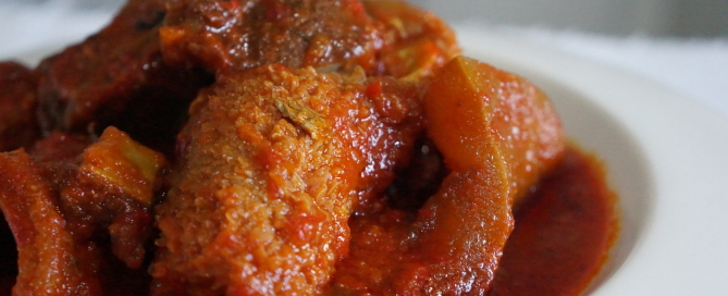 Buka - stew - yoruba - food - nigerian - sauce - shaki - ponmo - beef - meat