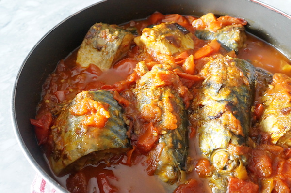 Mackerel - stew - tomato - sauce - nigerian - food - alaran