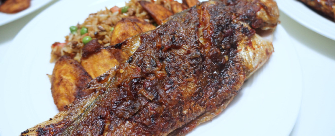 Grilled - fish - croaker - tilapia - Nigerian