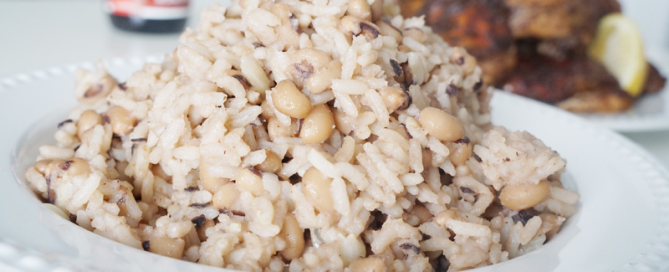 coconut - cream - rice - beans - black - eyed - beans - recipe - cowpeas - african - nigerian - easy - simple