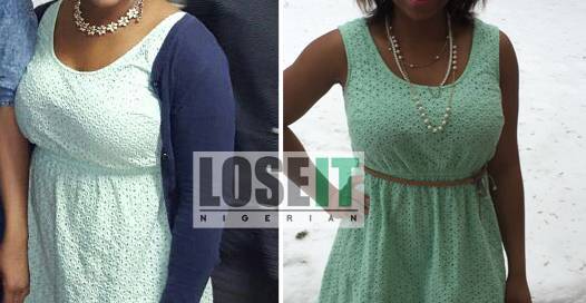 Nigerian weightloss before and after healthy loose