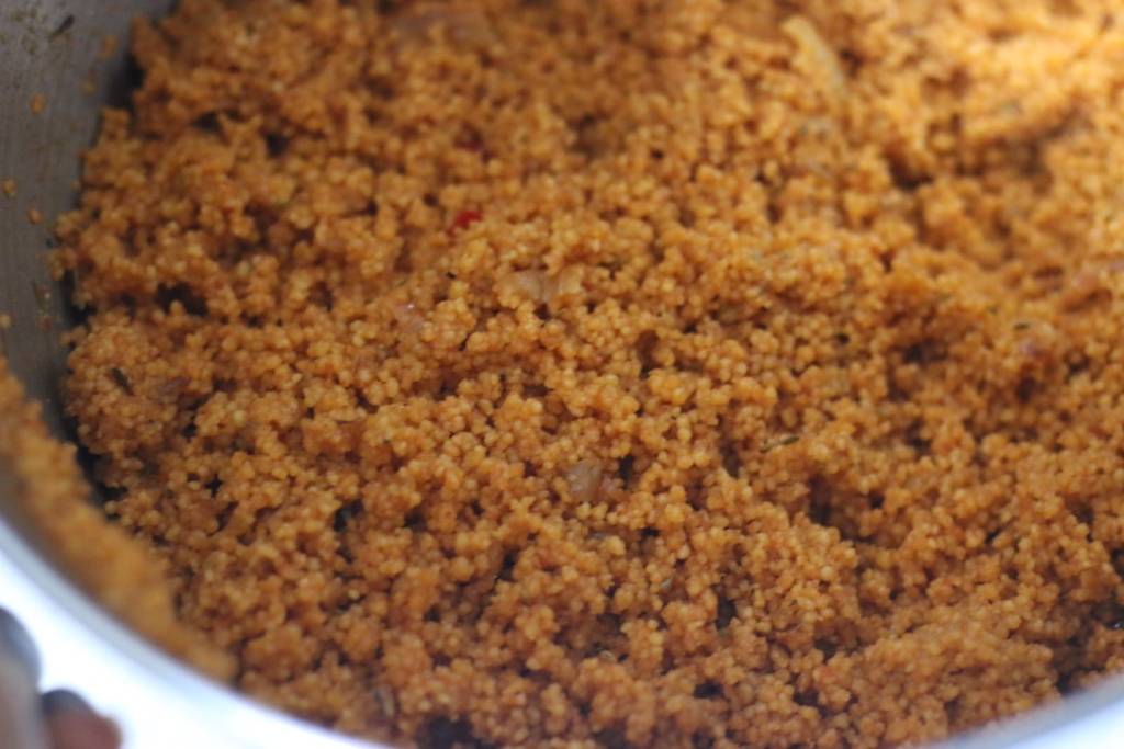 How to Make Fried Jollof Couscous